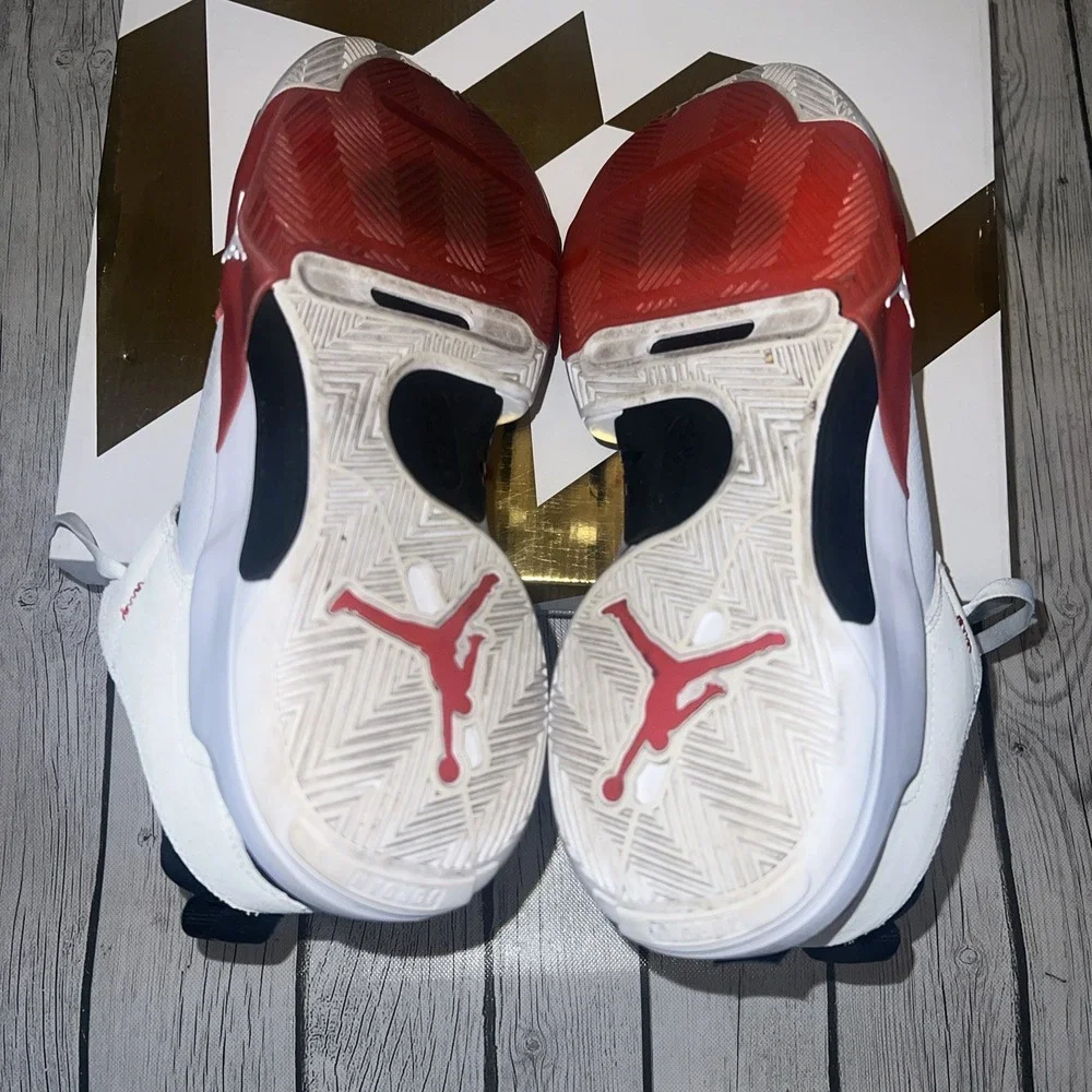 Nike Jordan One Take 5 - FD2335-106 - White/University Red - Blsck Men Size 13